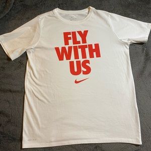 Nike Dri-Fit Just Fly With Us T-shirt Youth XL// Fits like an Adult XS to Med